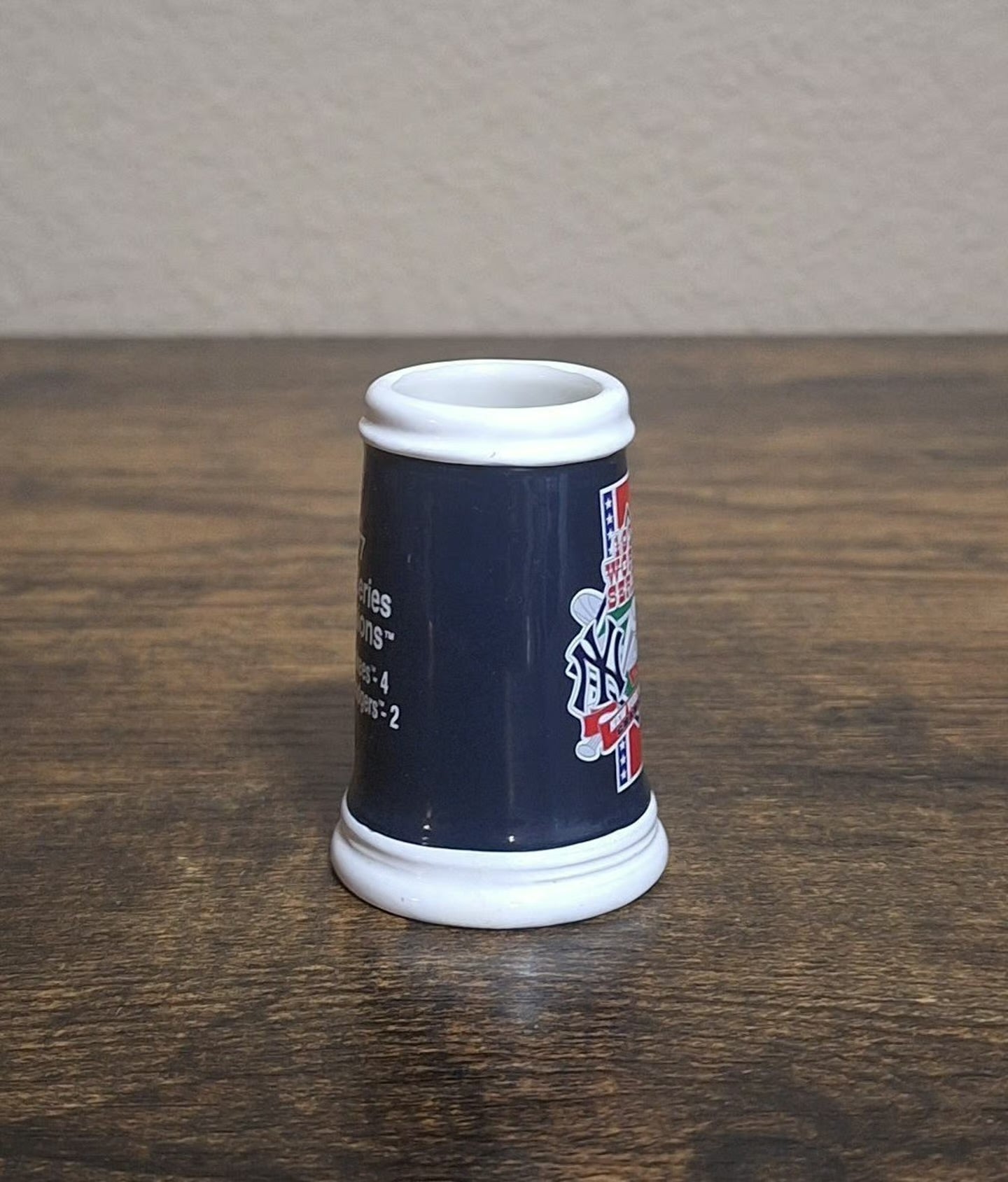 New York Yankees 1977 World Series Champions Decorative Miniature Mug.