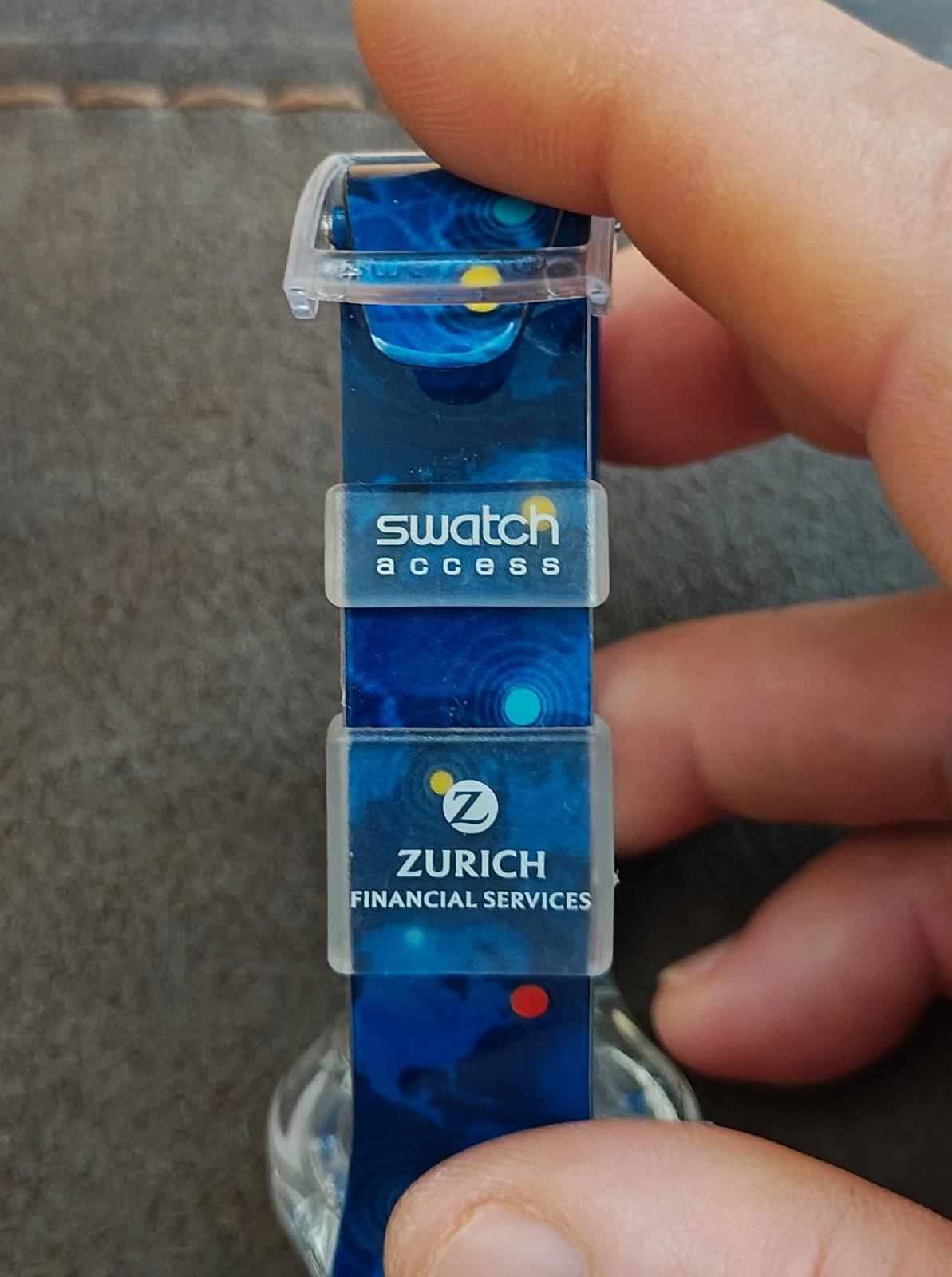 1994 Swatch Zurich Financial Services Unisex Swatch Watch