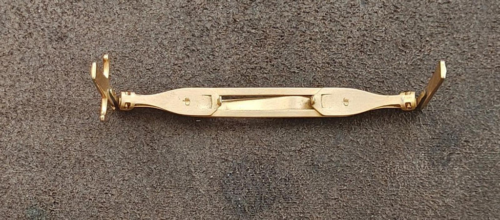 1940s/50s Gold Tone Anson Sword Tie Clip