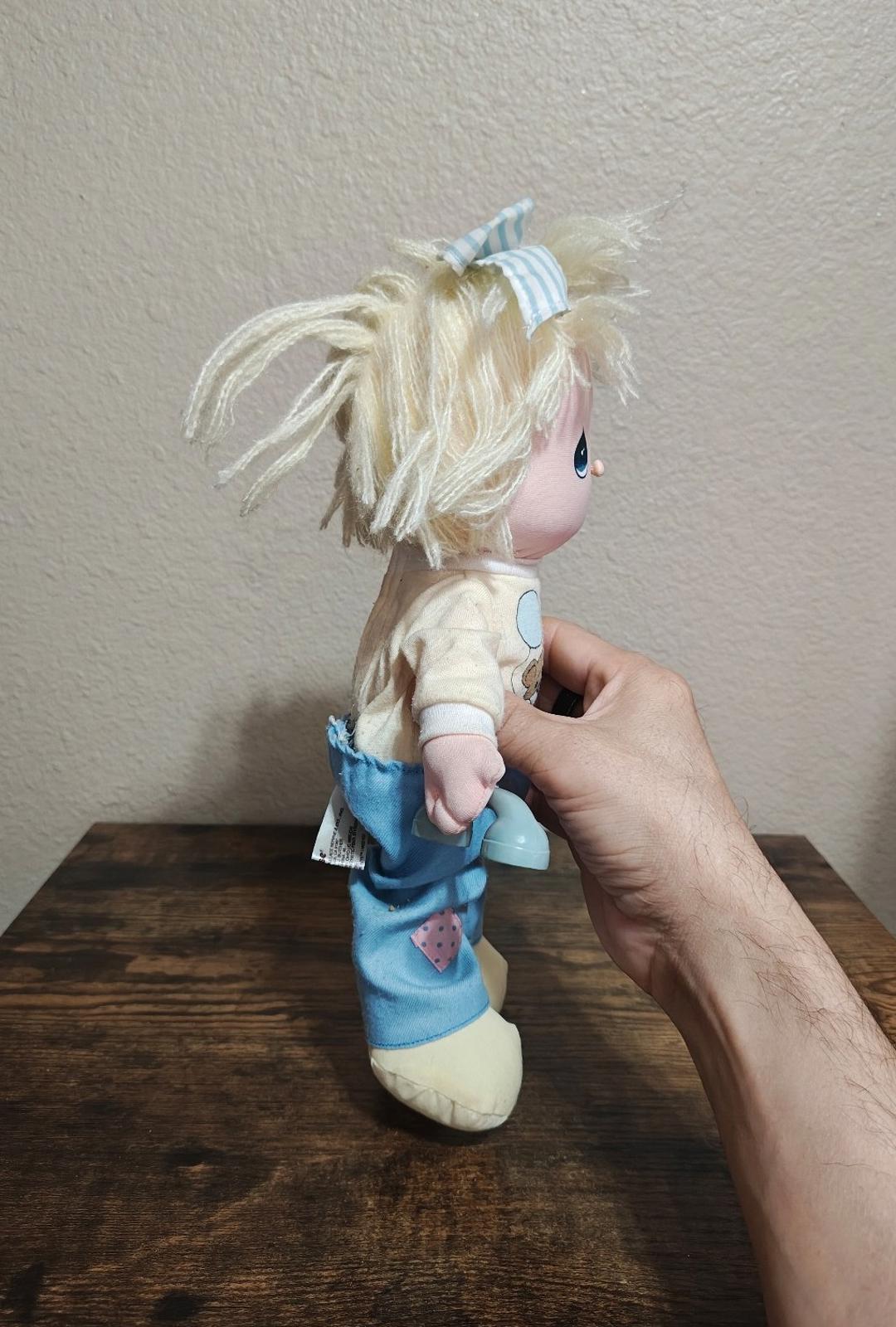 1986 Vintage Precious Moments Friendship Line Series "I Miss You" Boy Doll Plush
