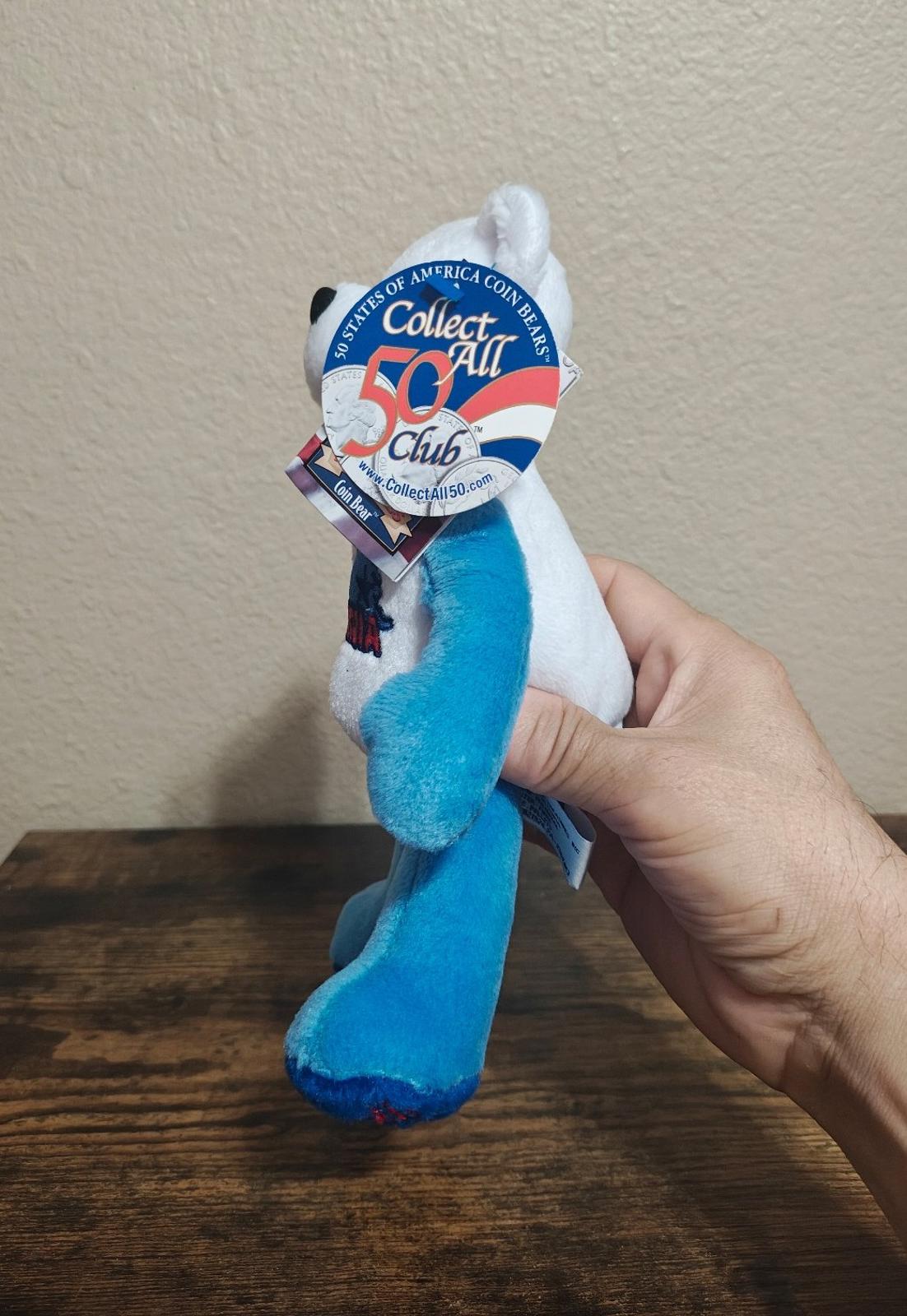 2001 Limited Treasures Virginia State Quarter Bear Collectible Plush