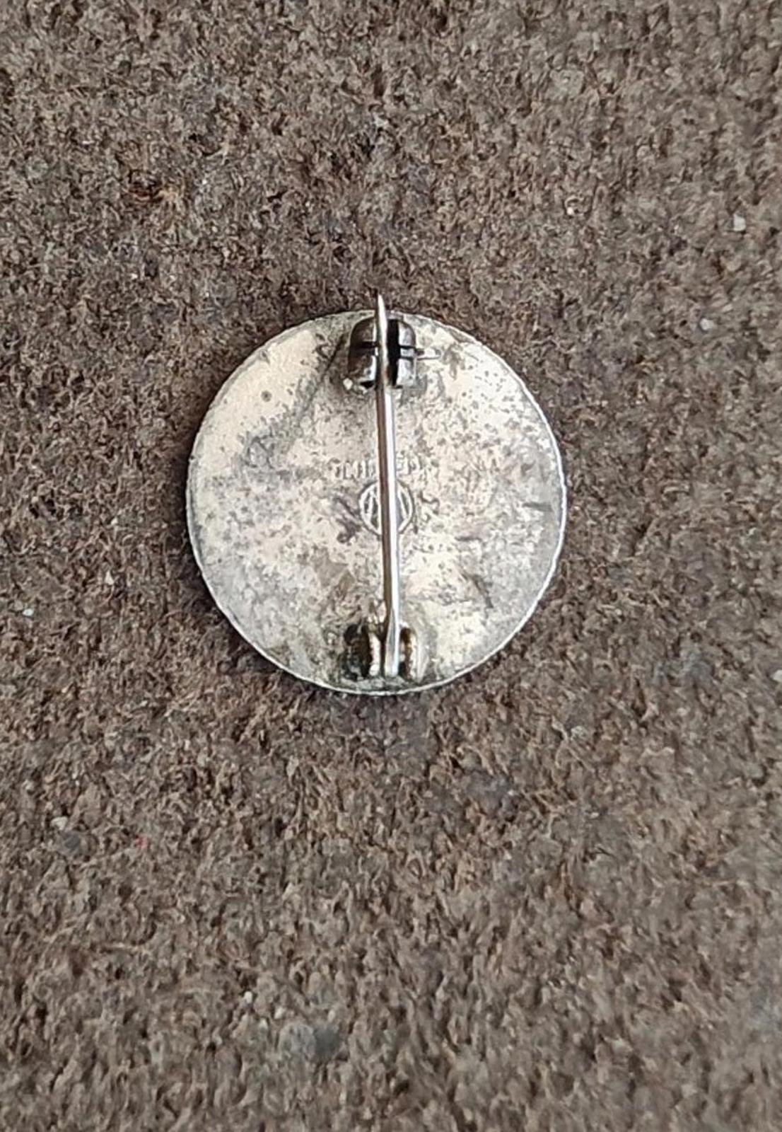 1960s/70s Sterling Silver Hartford Hospital Five Year Service Enamel Pin