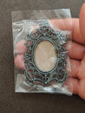 1970s/80s Pewter Tone Ornate Baroque/Victorian/Rococo Style Picture Frame NOS
