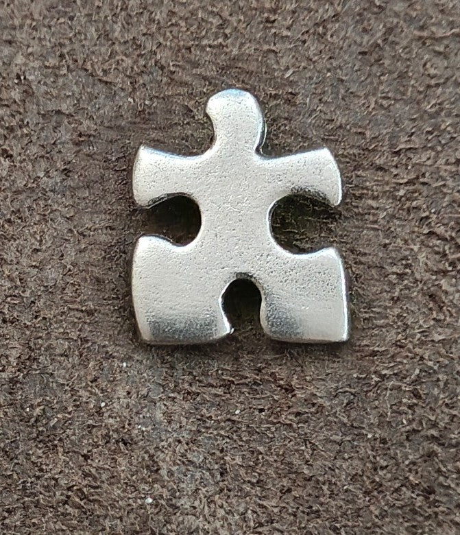 Jim Clift Fine Pewter Puzzle Piece Pin