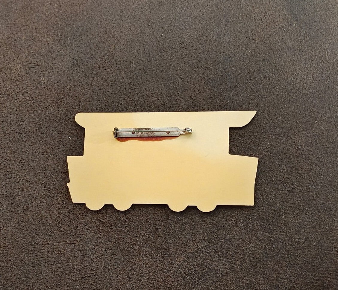 1970s/80s Maryland Jaycees Large Red Plastic Pin