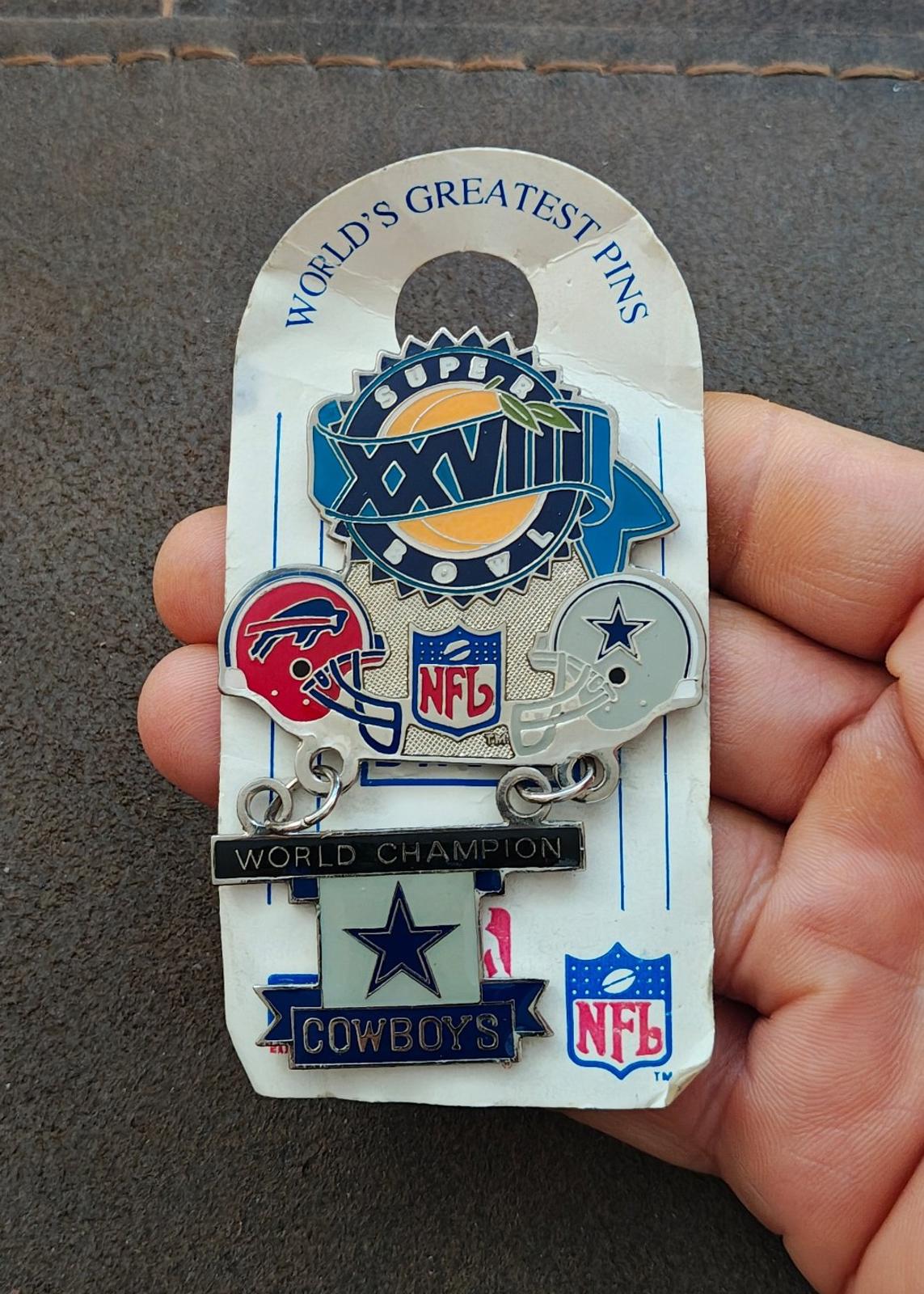 1994 Champion Dallas Cowboys Super Bowl XXVIII Commemorative Pin