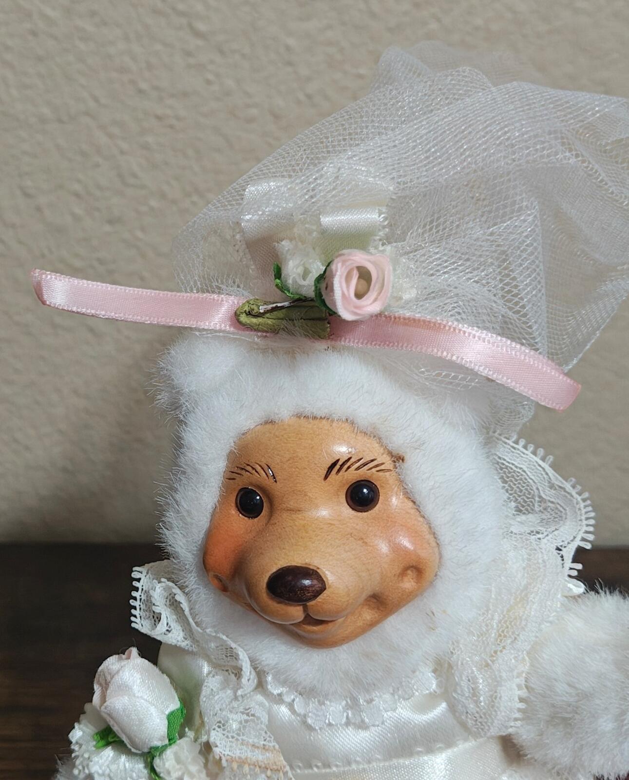 1980s Applause & Robert Raikes Bride Teddy Bear Plush