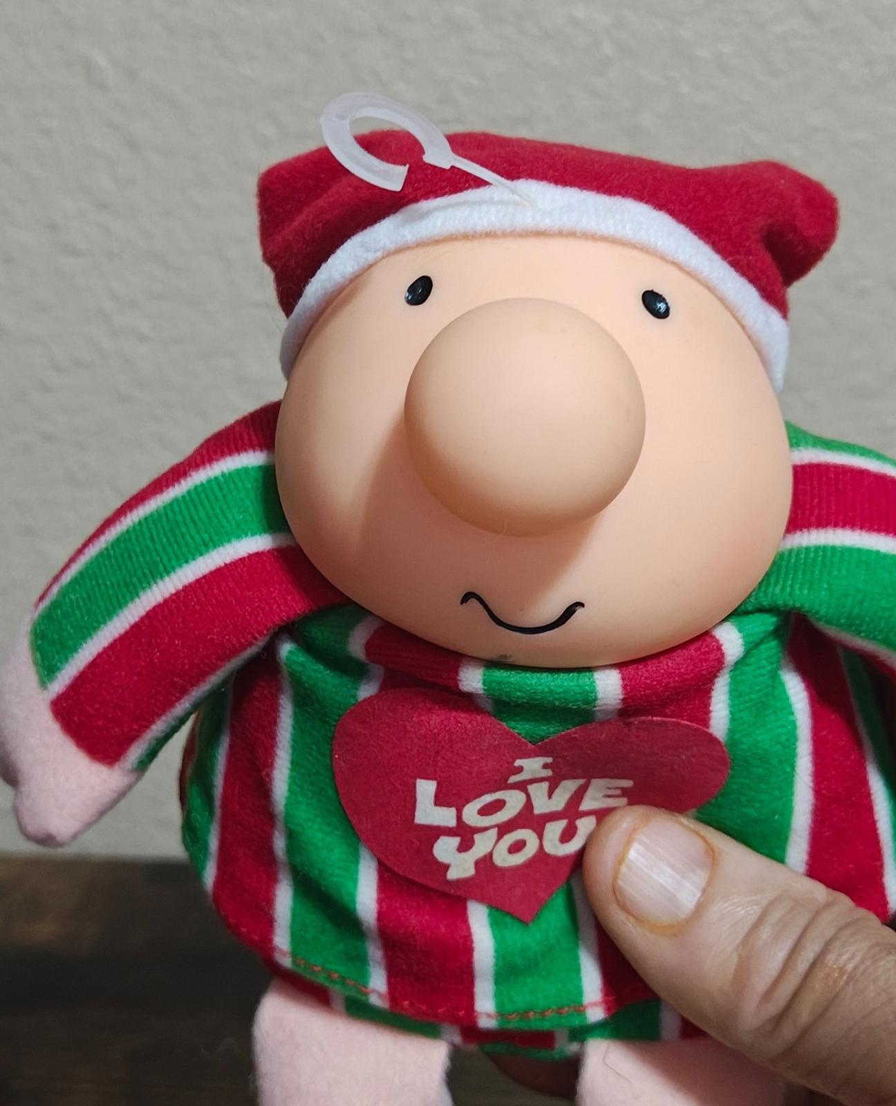1991 Vintage "I Love You" 7" Christmas Ziggy Plush