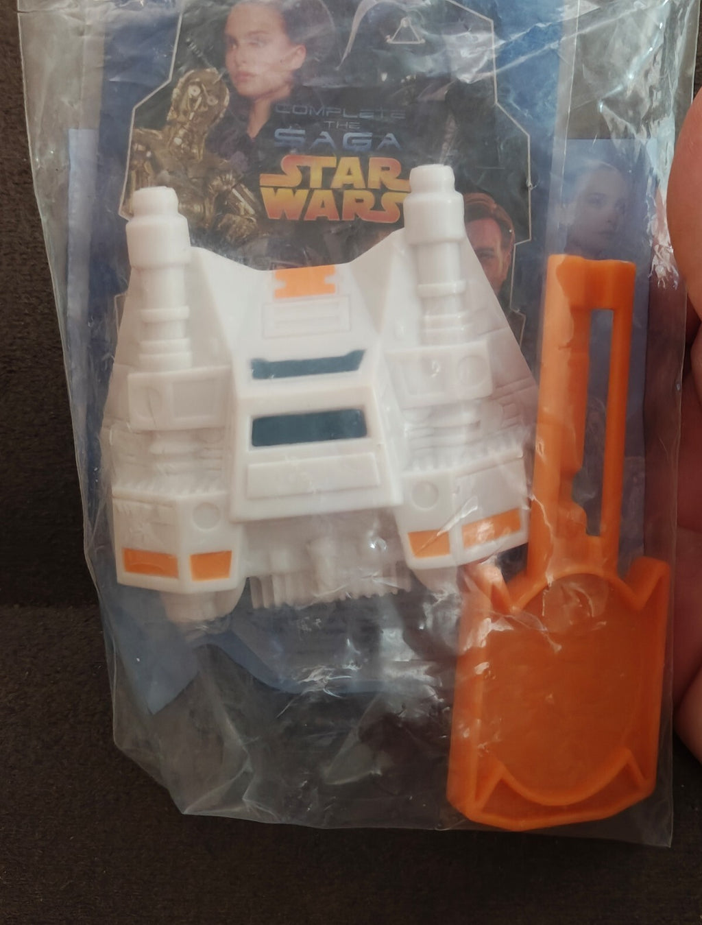 2005 Burger King Star Wars: The Complete Saga Snowspeeder Cosmic Cruiser Toy New