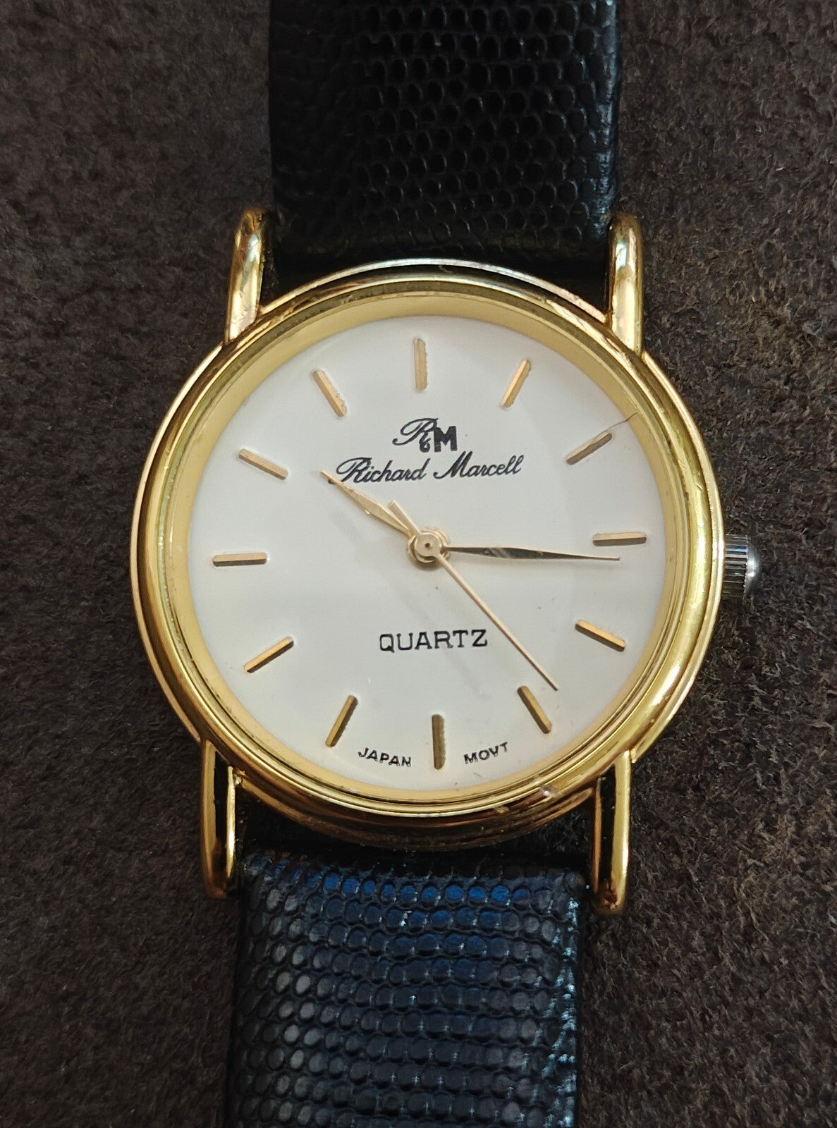 1980s/90s Richard Marcell Unisex Classic Quartz Dress Watch