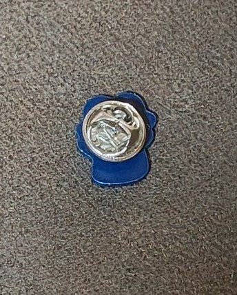 Two Ghosts Hugging Small Metal Enamel Pin