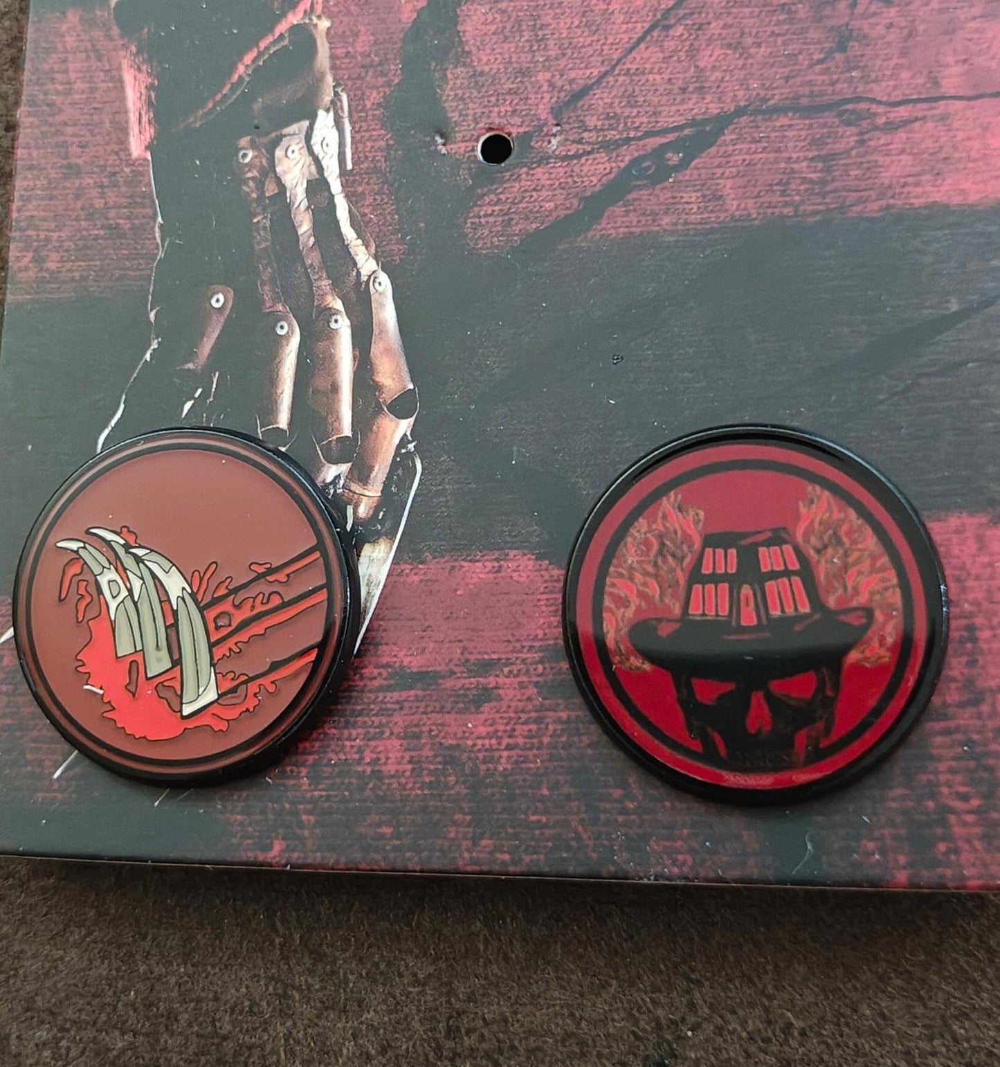 A Nightmare on Elm Street" Enamel Pin Set