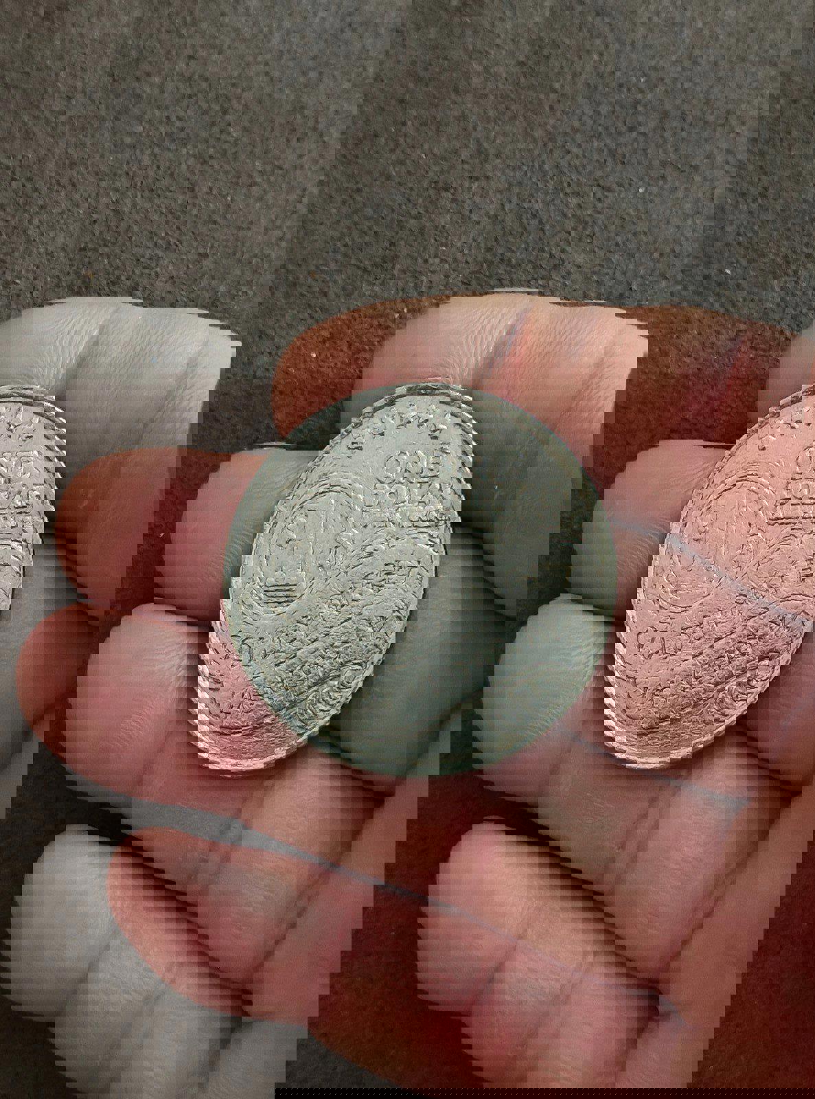 1990'a Golden Nugget Las Vegas Casino One Dollar Slot Token