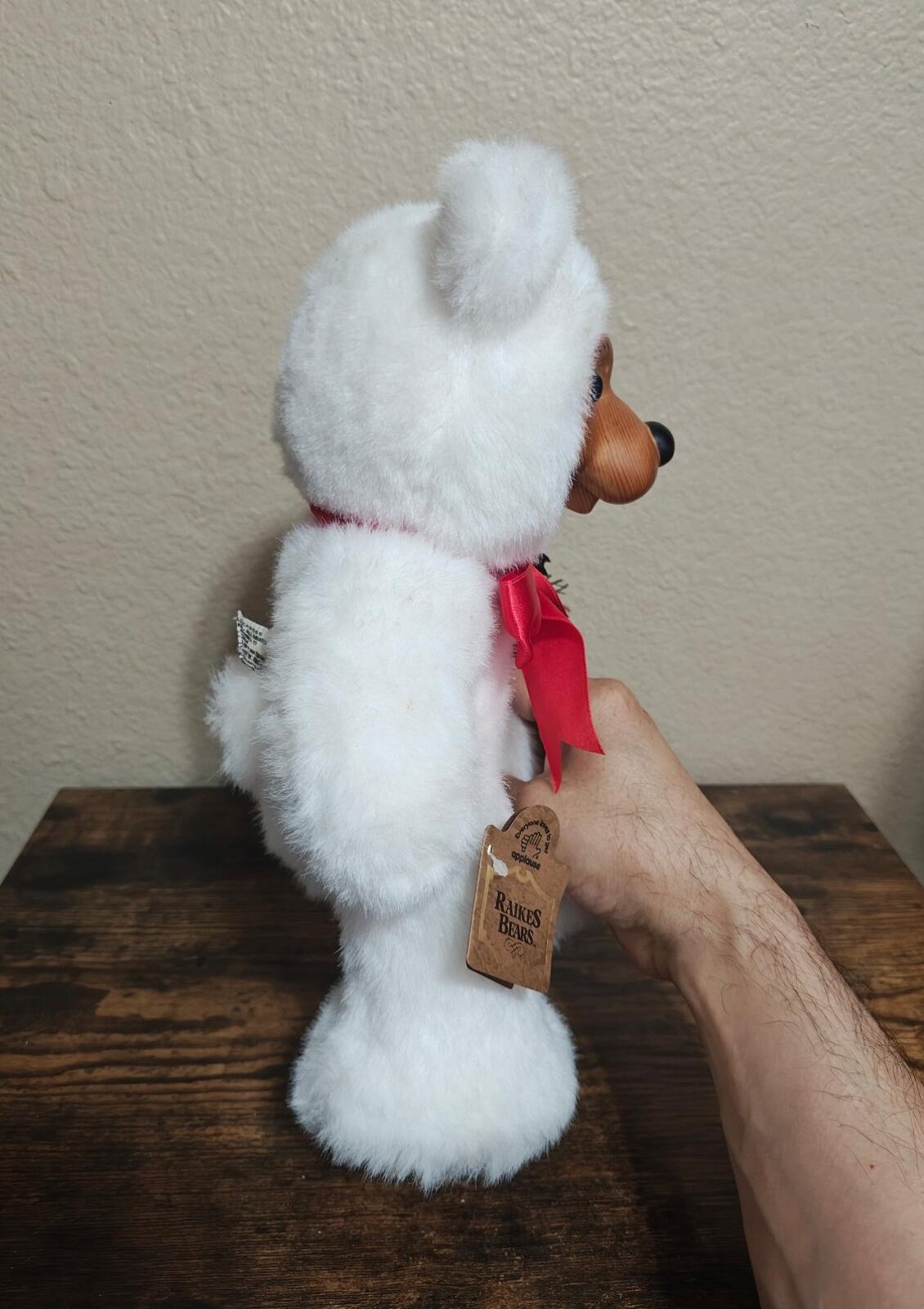 1993  Applause Alvin Bear from the Robert Raikes Sixth Christmas Edition Plush