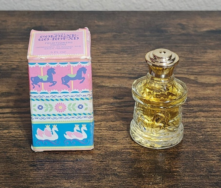 1980 Avon "Cologne-Go-Round" Collectible Bottle NOS