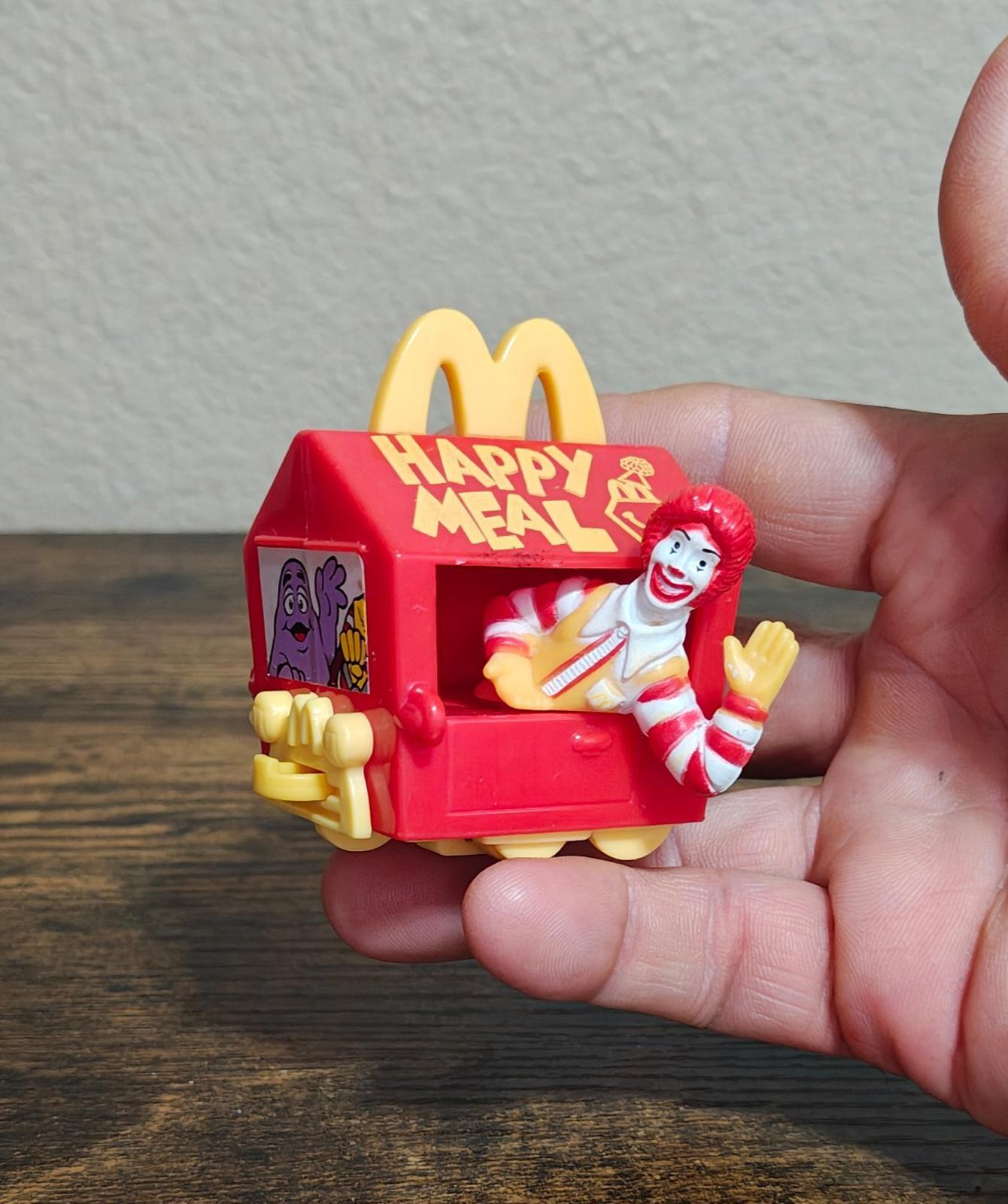 1994 Ronald McDonald Happy Meal Box Train Car #1