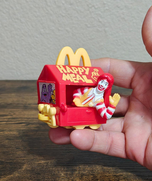 1994 Ronald McDonald Happy Meal Box Train Car #1