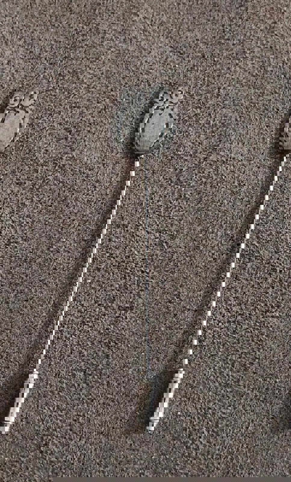 1970's Pewter Owl Stick Pin