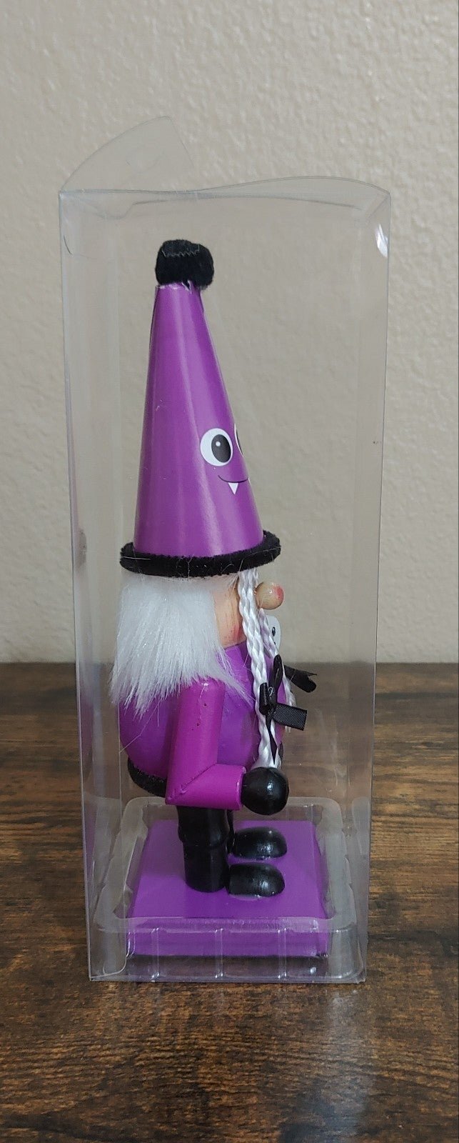 Halloween Witch Gnome 9" Wooden Figure