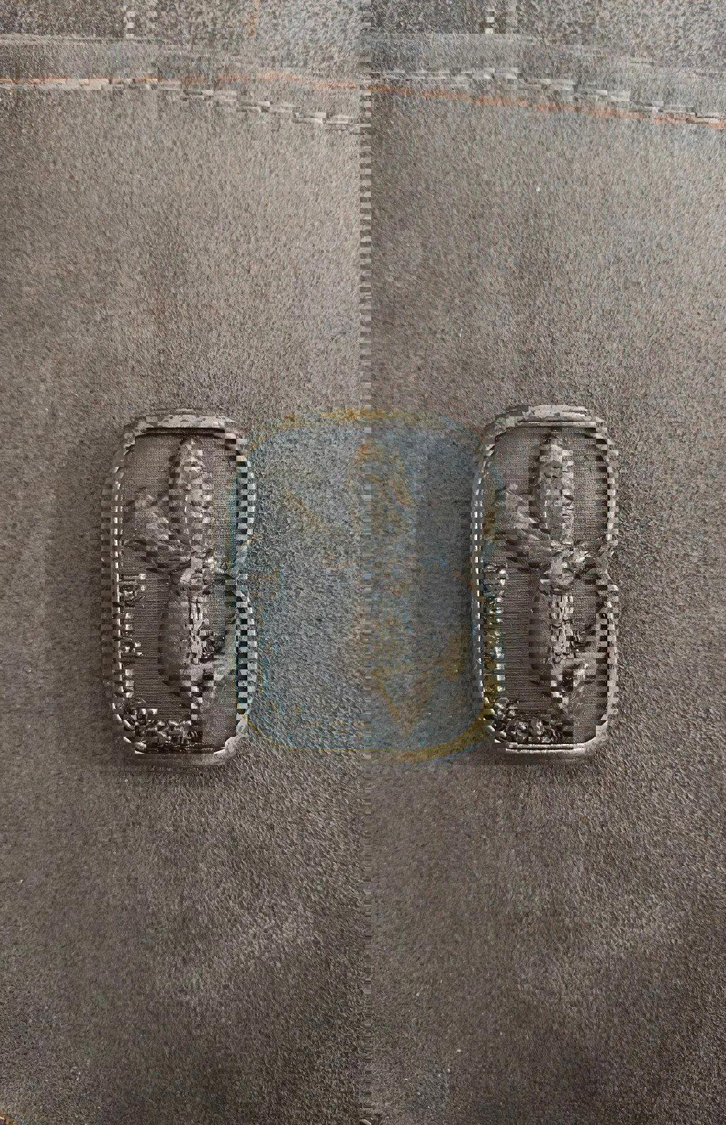 Cool Vintage 1976 Budweiser Original Budman Brass Belt Buckle.