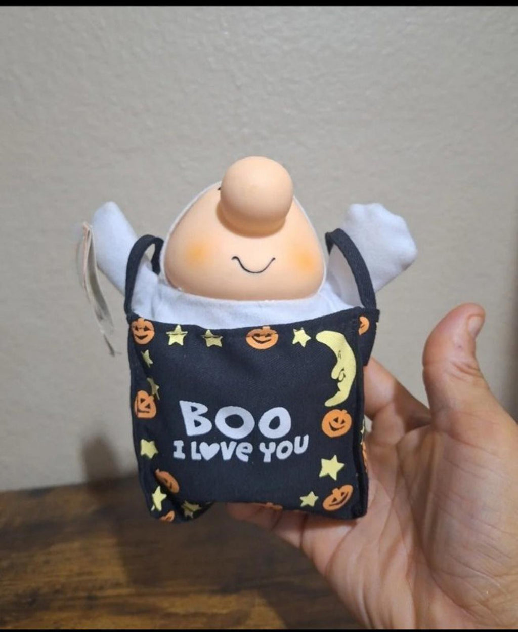 1991 Vintage Halloween " Boo I Love You" 7" Ziggy Plush