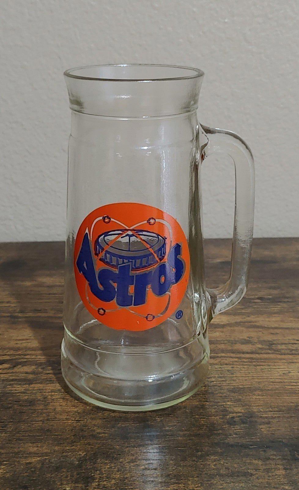 1970's Houston Astros Astrodome Tall Beer Glass Mug