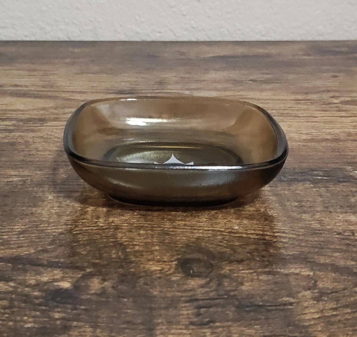 1964 Hilton International Paris Hotel Smoked Glass Ashtray