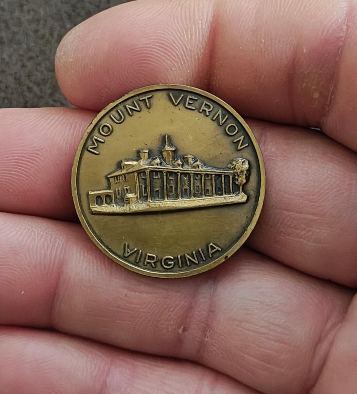 1960s George Washington Commemorative Bronze Token