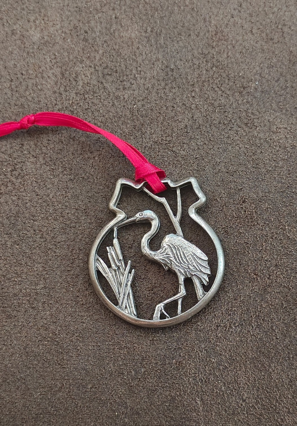 Salisbury Pewter Traditional Blue Heron Hanging Ornament