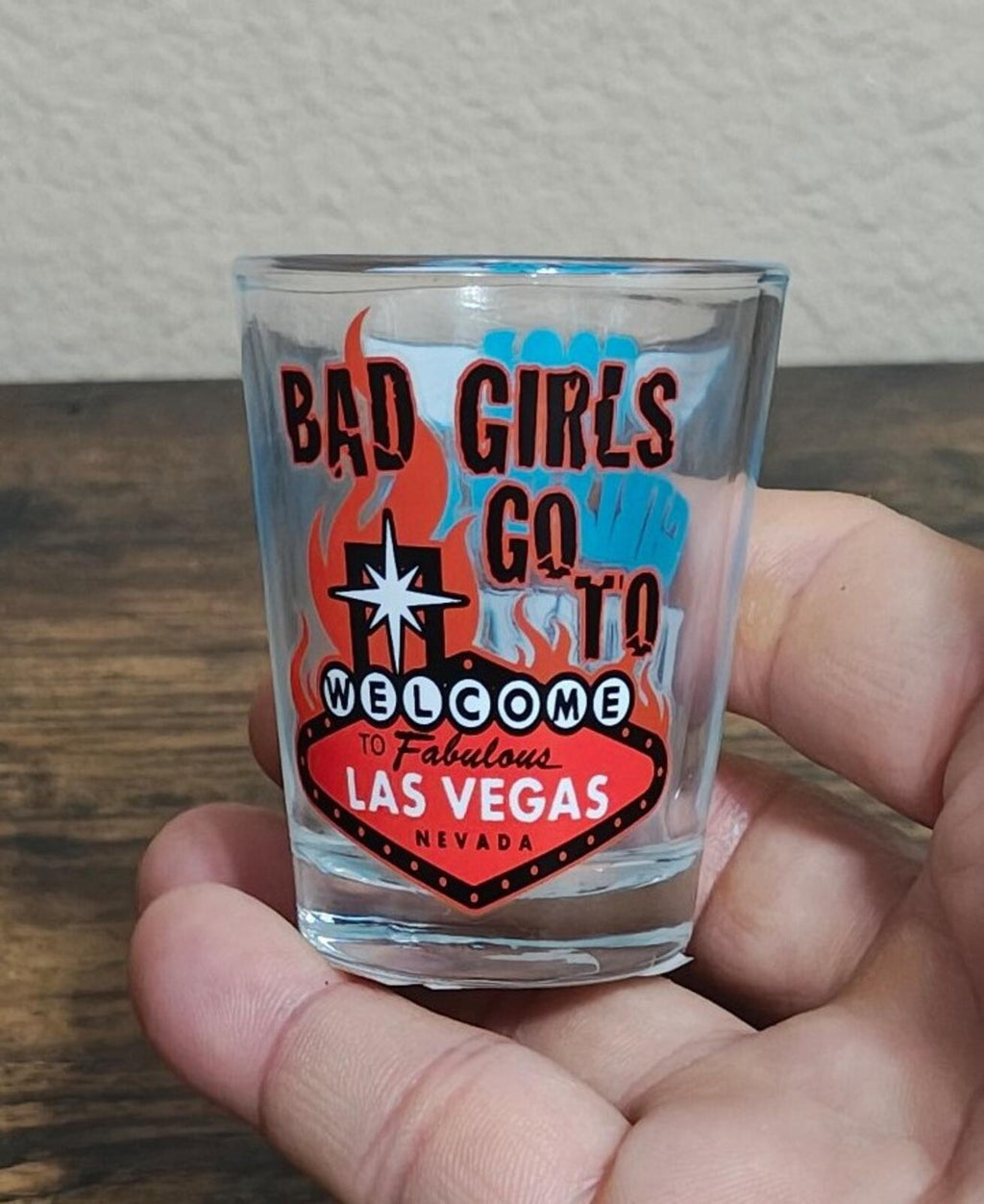 Bad Girls Good Girls Las Vegas Shot Glass