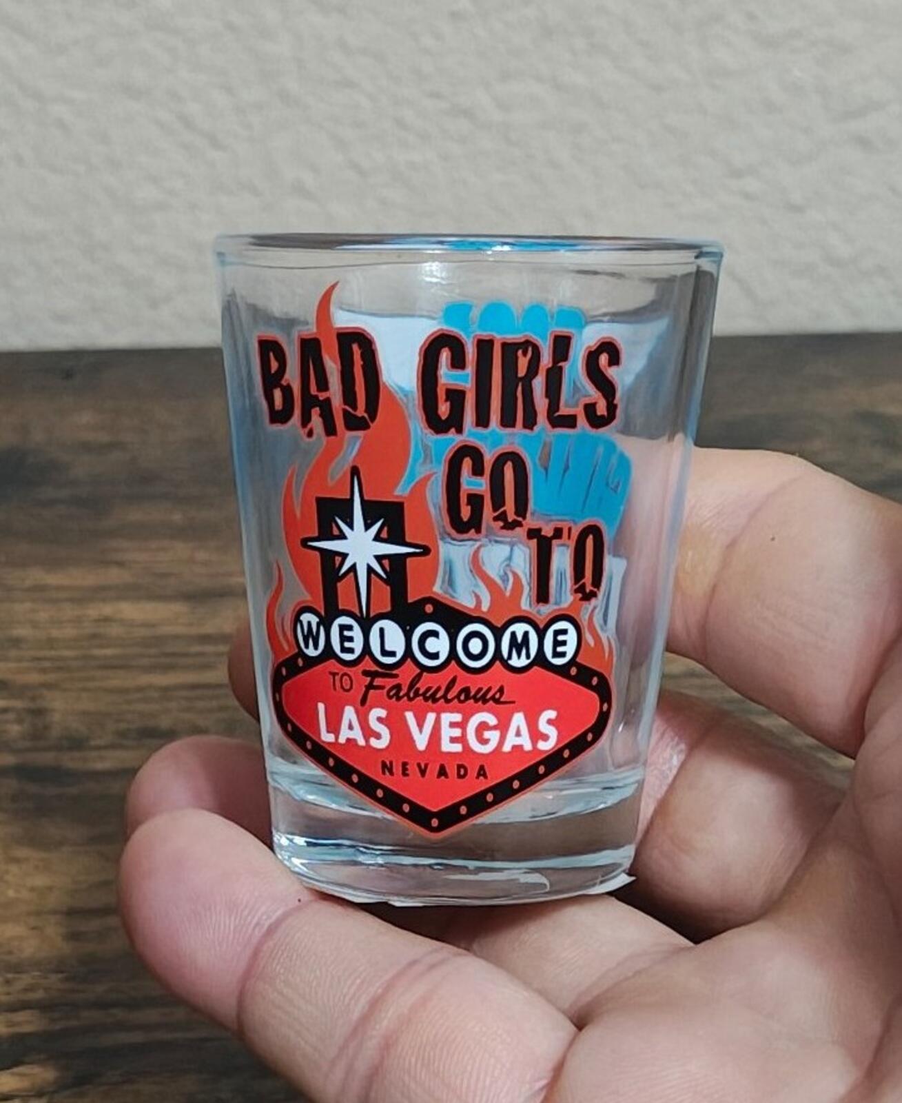 Bad Girls Good Girls Las Vegas Shot Glass