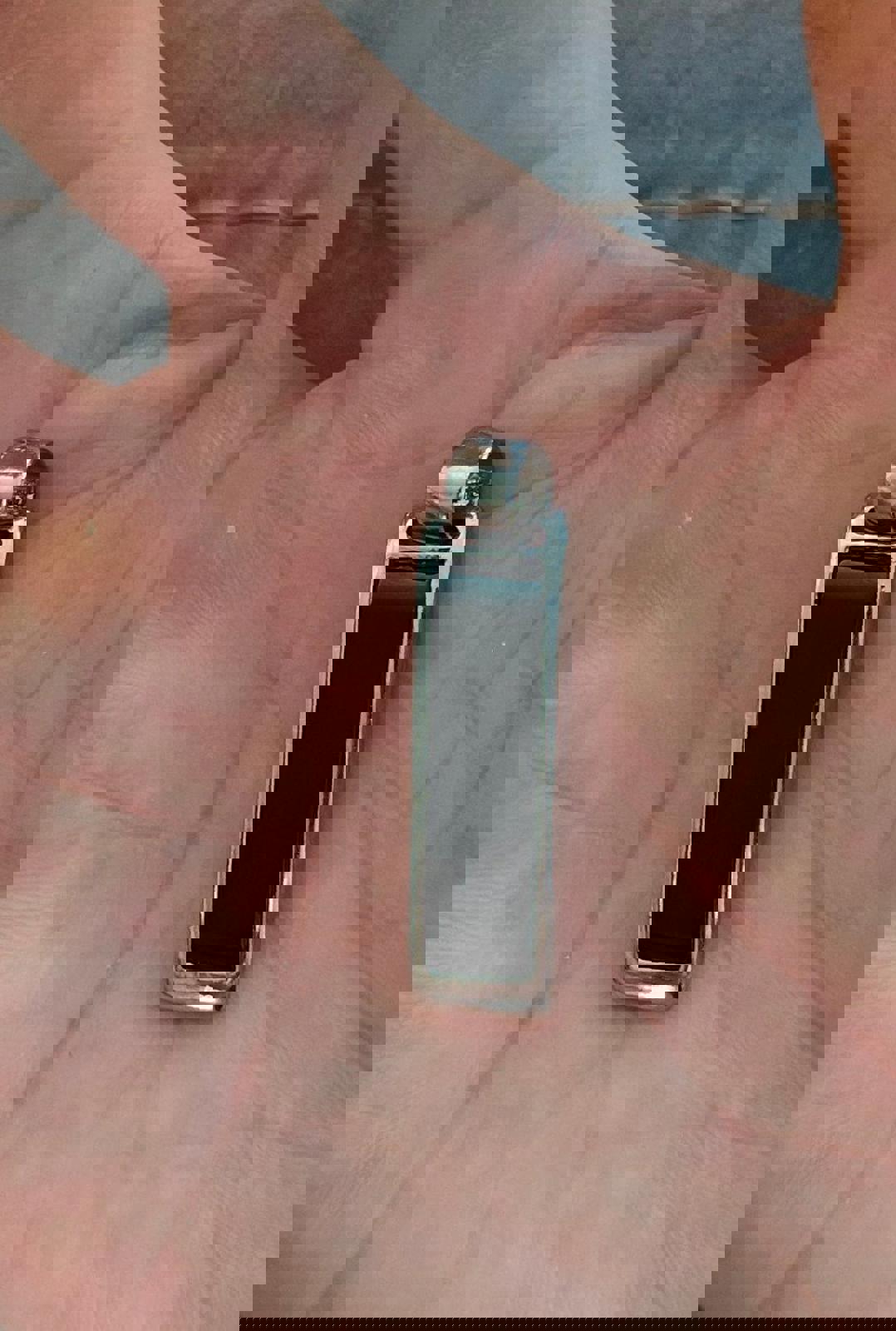 90's Lia Sophia Reversible Black and White Silver Tone Slide Pendant