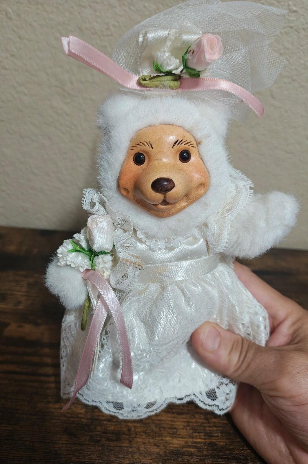 1980s Applause & Robert Raikes Bride Teddy Bear Plush