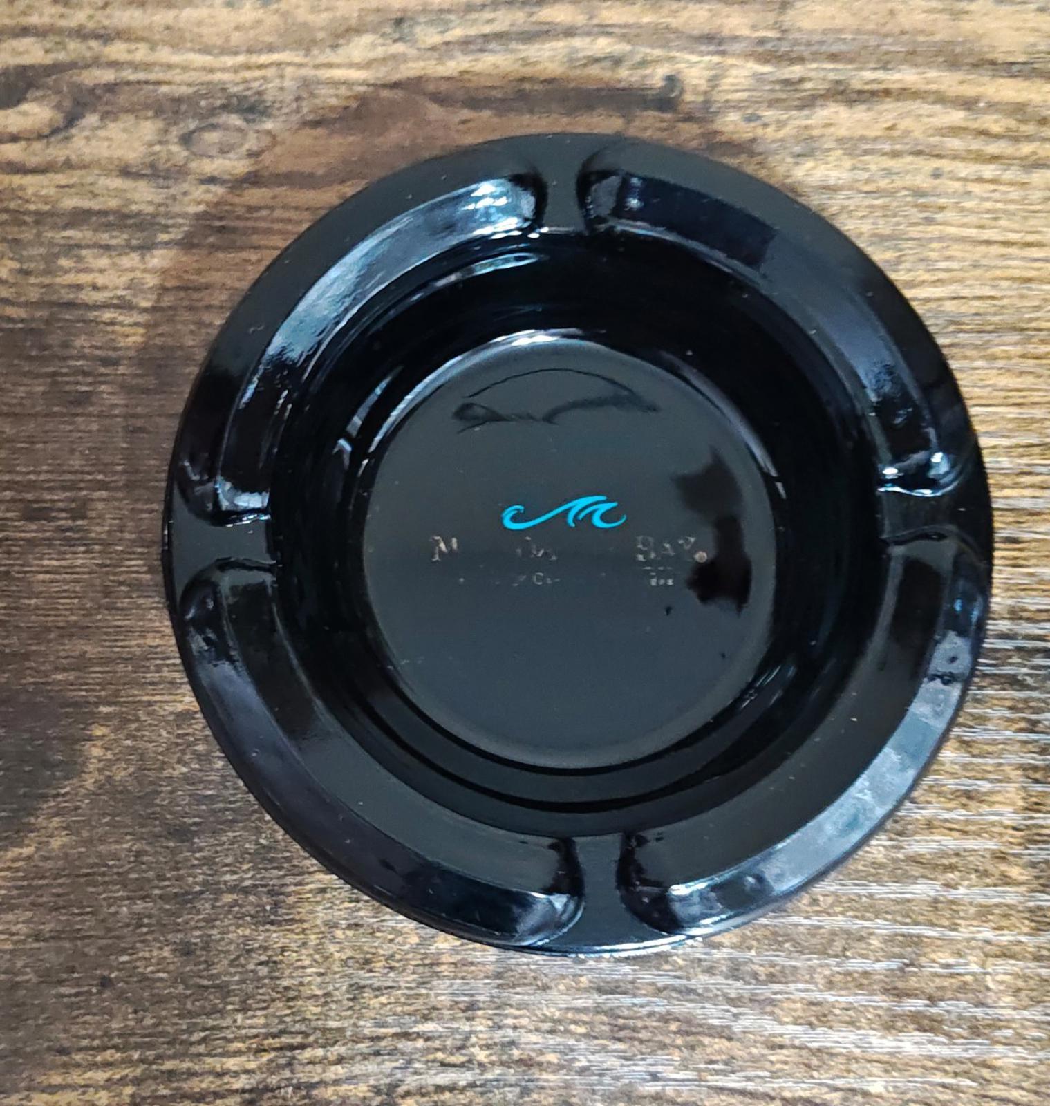 1990s Mandalay Bay Resort & Casino Las Vegas Black Ashtray