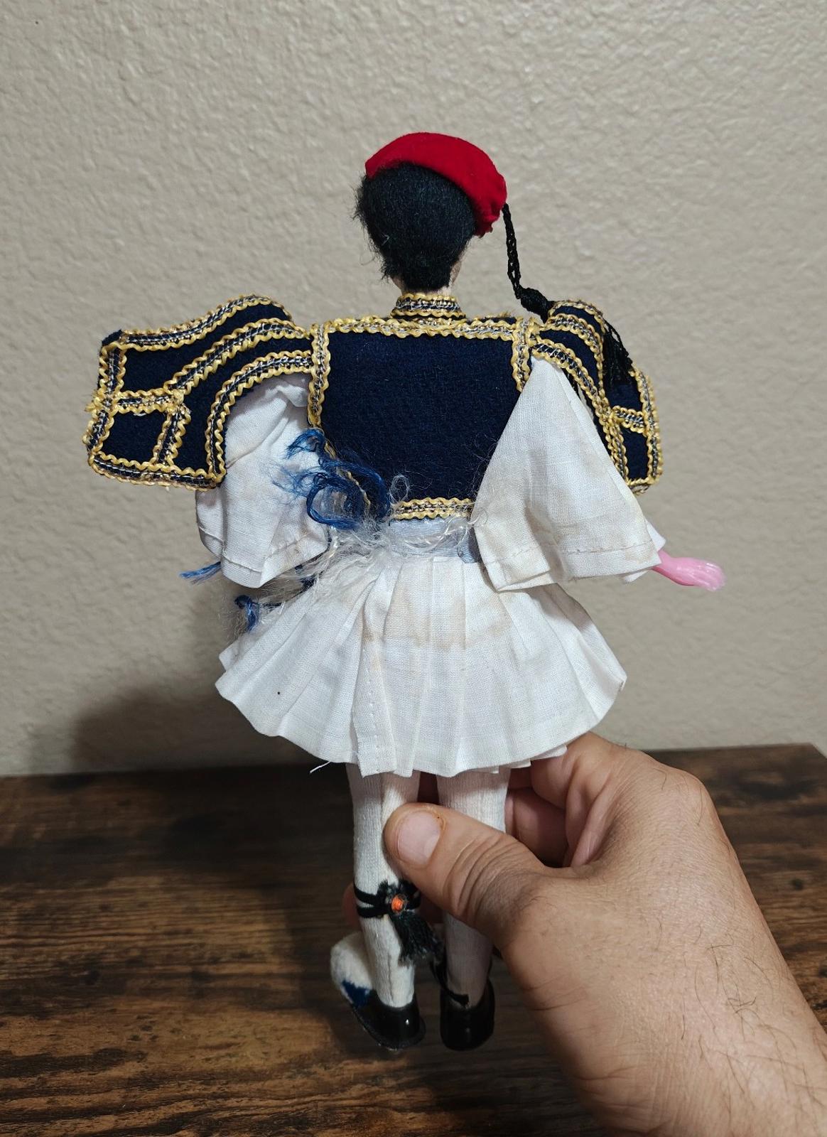 1950's/60;+'s Greek Souvenir Male Folk Doll