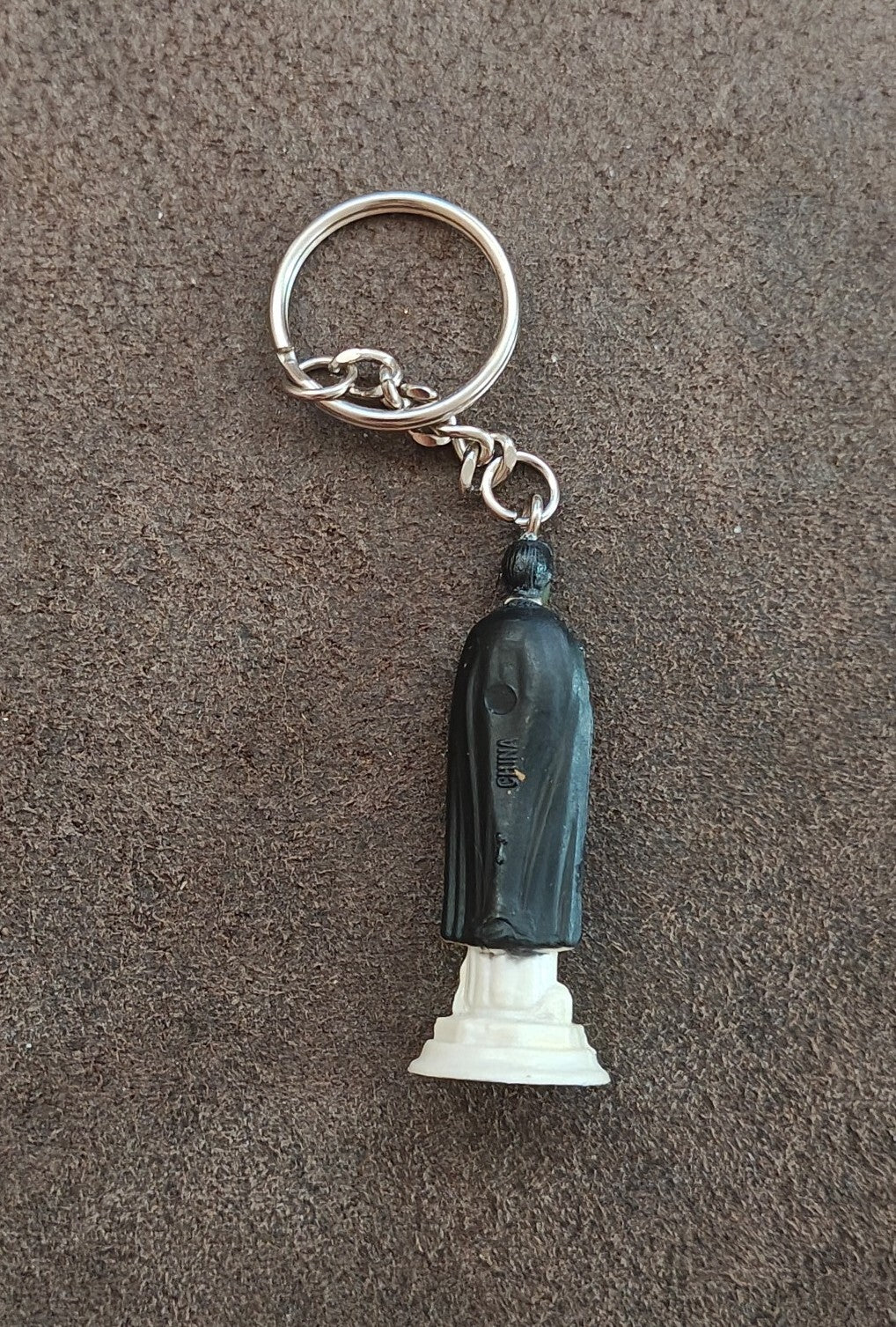 1990s Saint Martin de Porres Plastic Keychain
