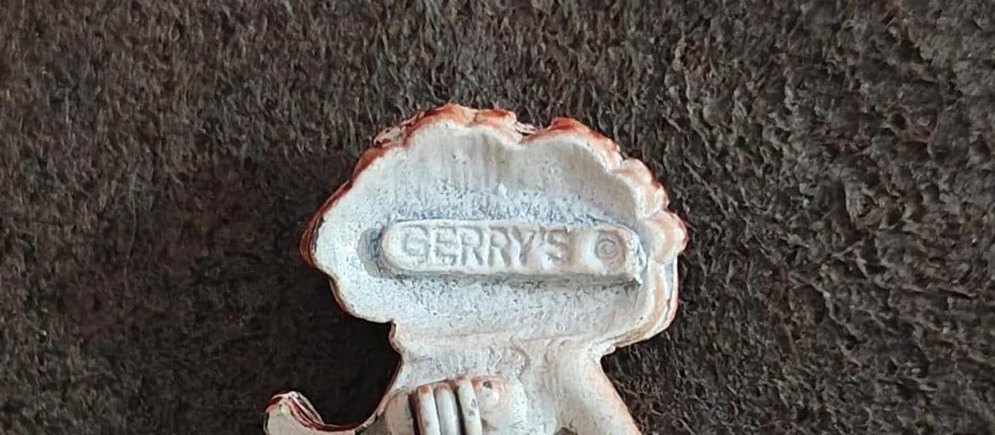 1950s  Gerry's "Spaghetti" Brown Poodle Dog Enamel Metal Brooch