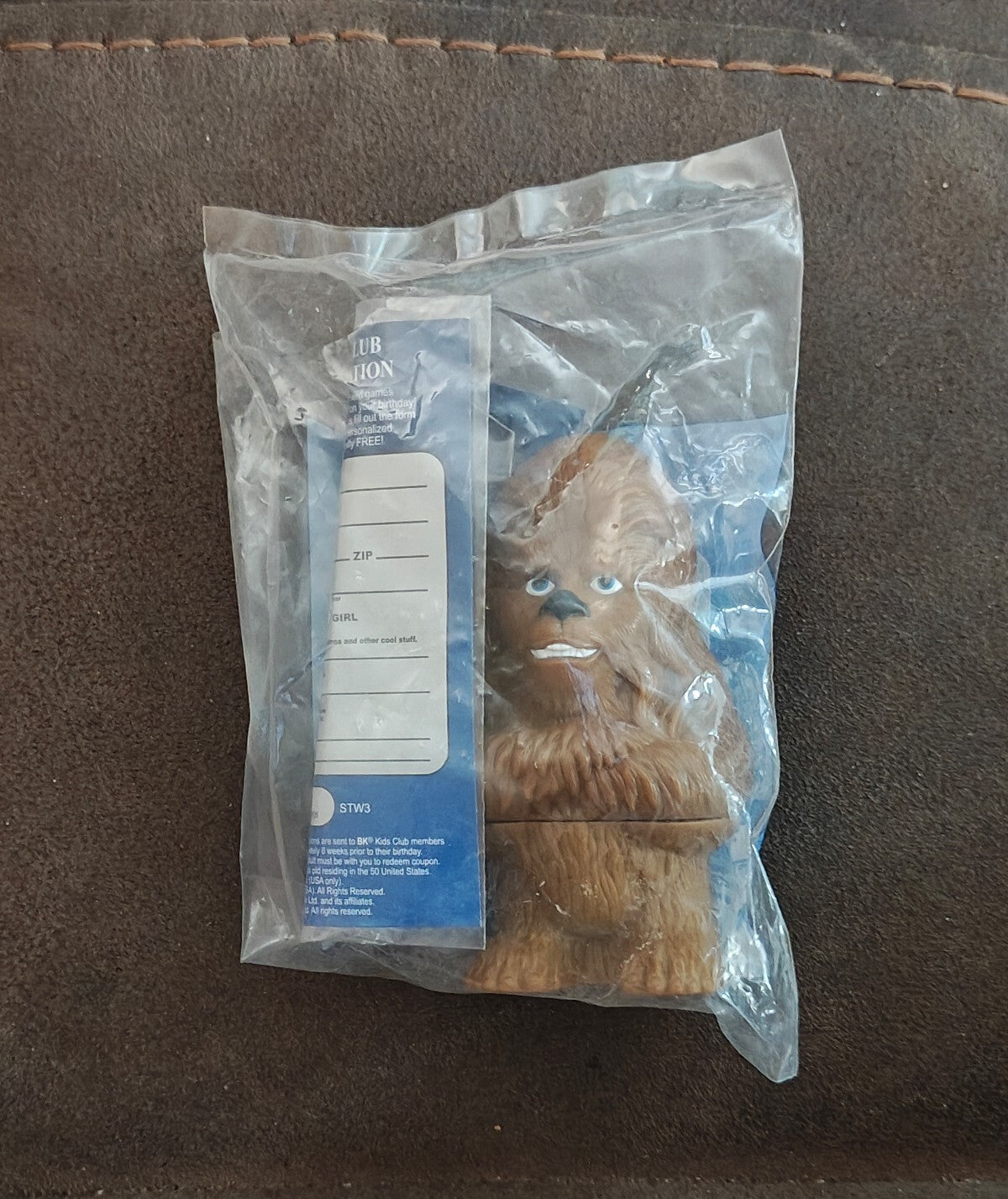2005 Burger King Star Wars: The Complete Saga Kids Meal Chewbacca Toy New