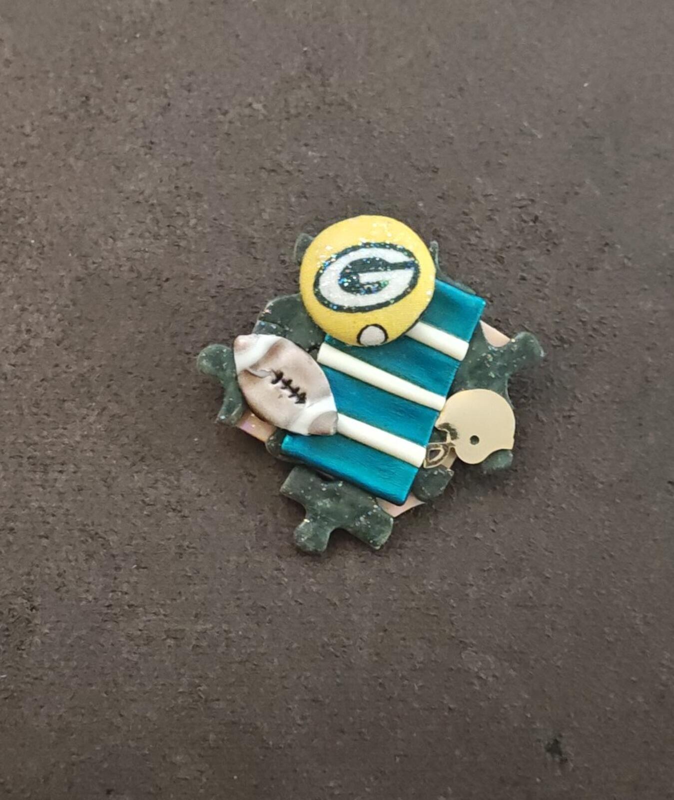 Unique Handmade Green Bay Packers Pin