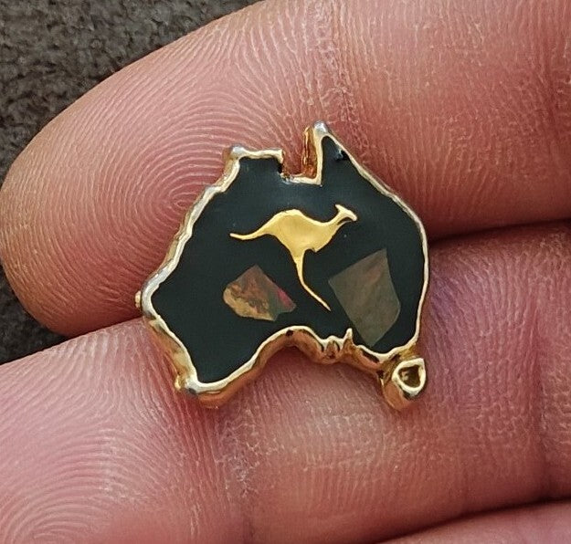 1970s/80s Australian Travel Souvenir Gold Tone Pin/Brooch