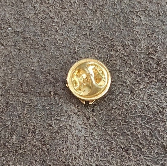 1980s Knights of Columbus On Official K of C Shield Emblem Gold Tone Enamel Pin