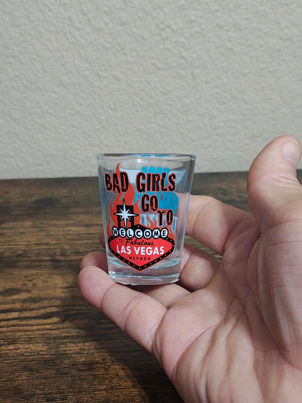 Bad Girls Good Girls Las Vegas Shot Glass