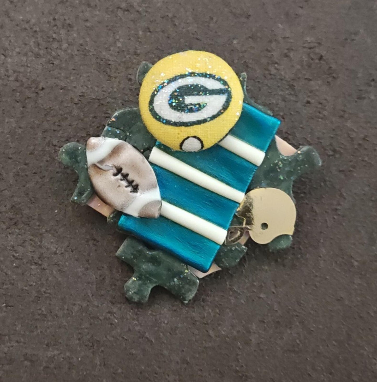 Unique Handmade Green Bay Packers Pin