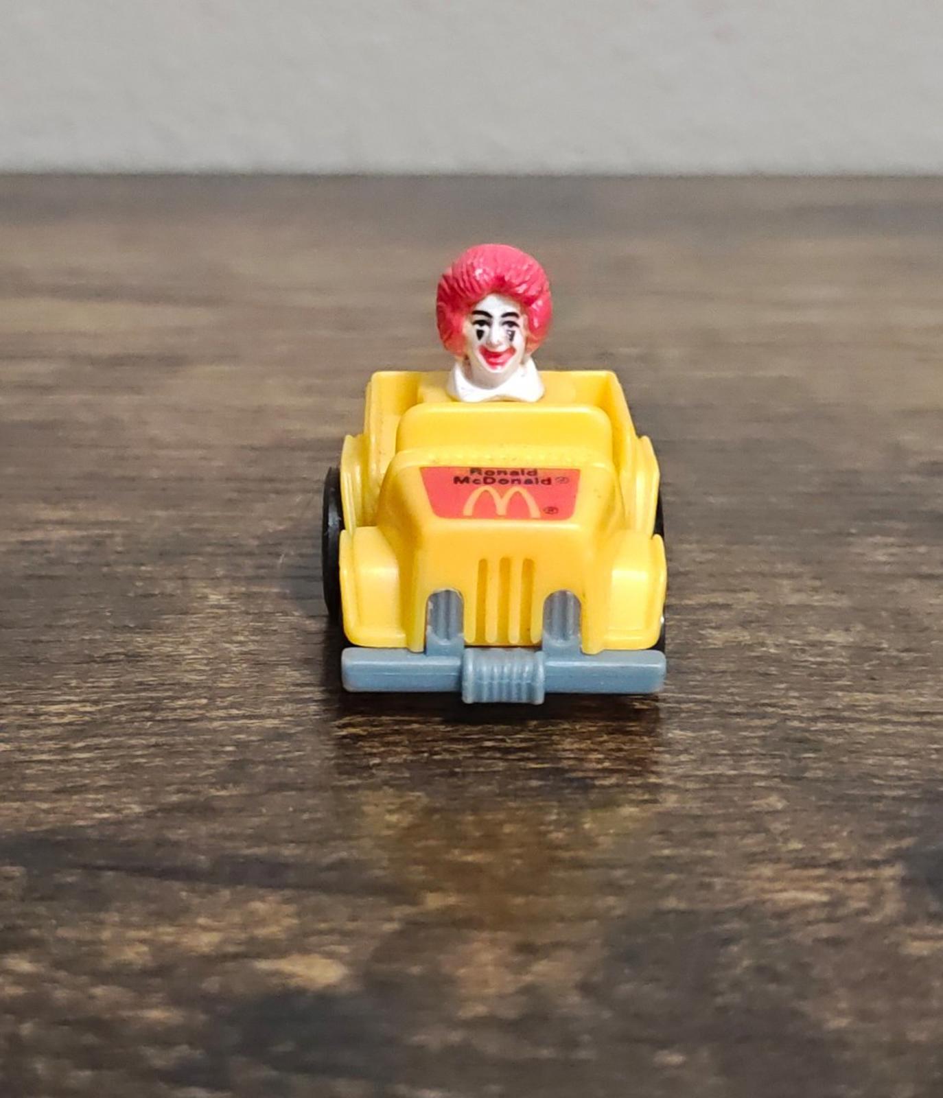 1985 Ronald McDonald Happy Meal Runabout Car