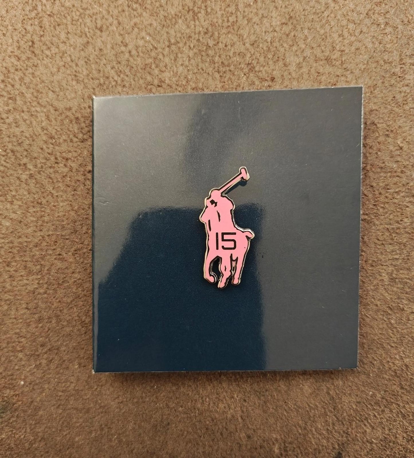 Collectible Limited Edition Ralph Lauren Pink Pony Pin New On Card.