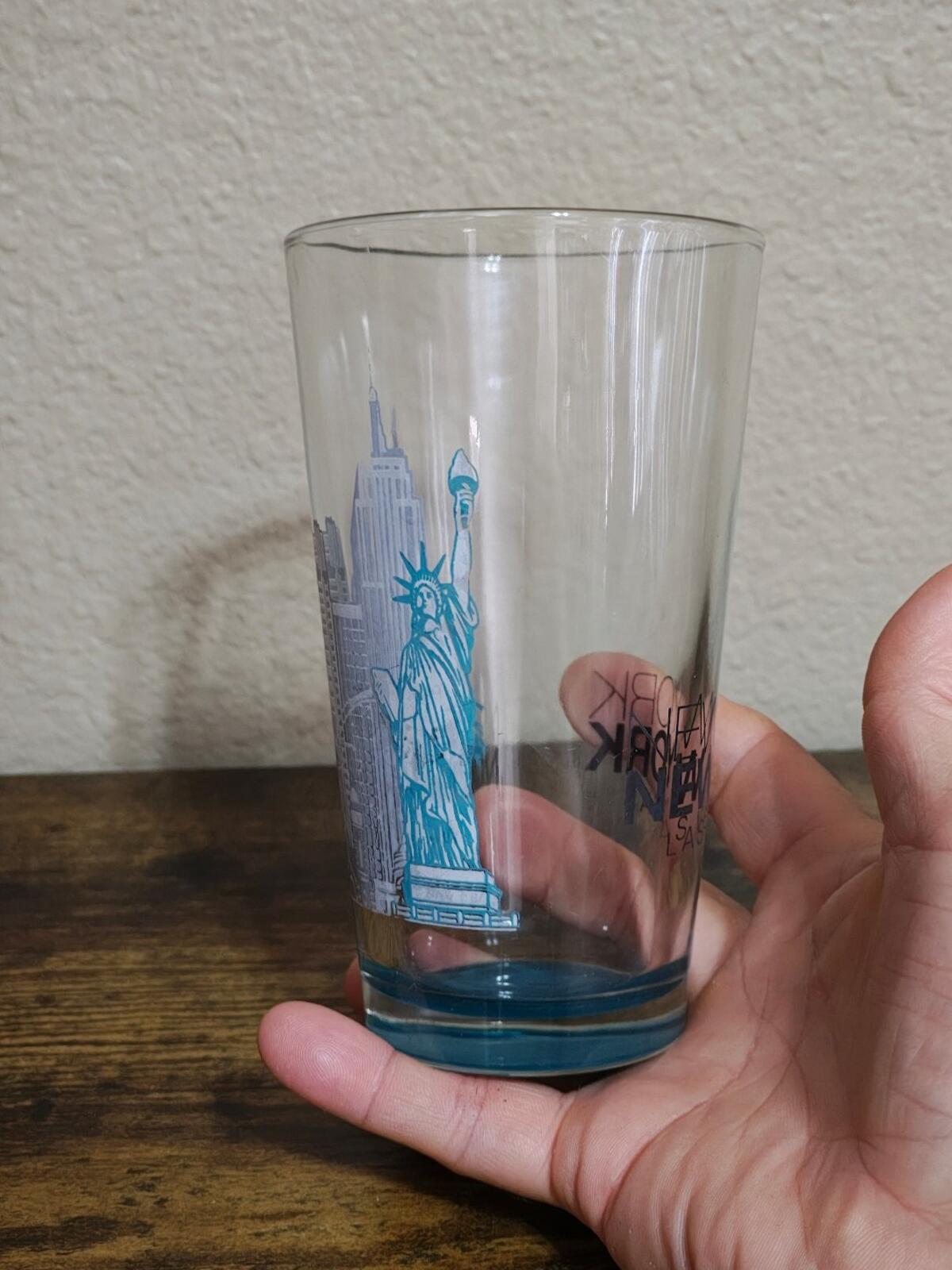 1990s New York-New York Las Vegas Casino Pint Glass/Beer Glass