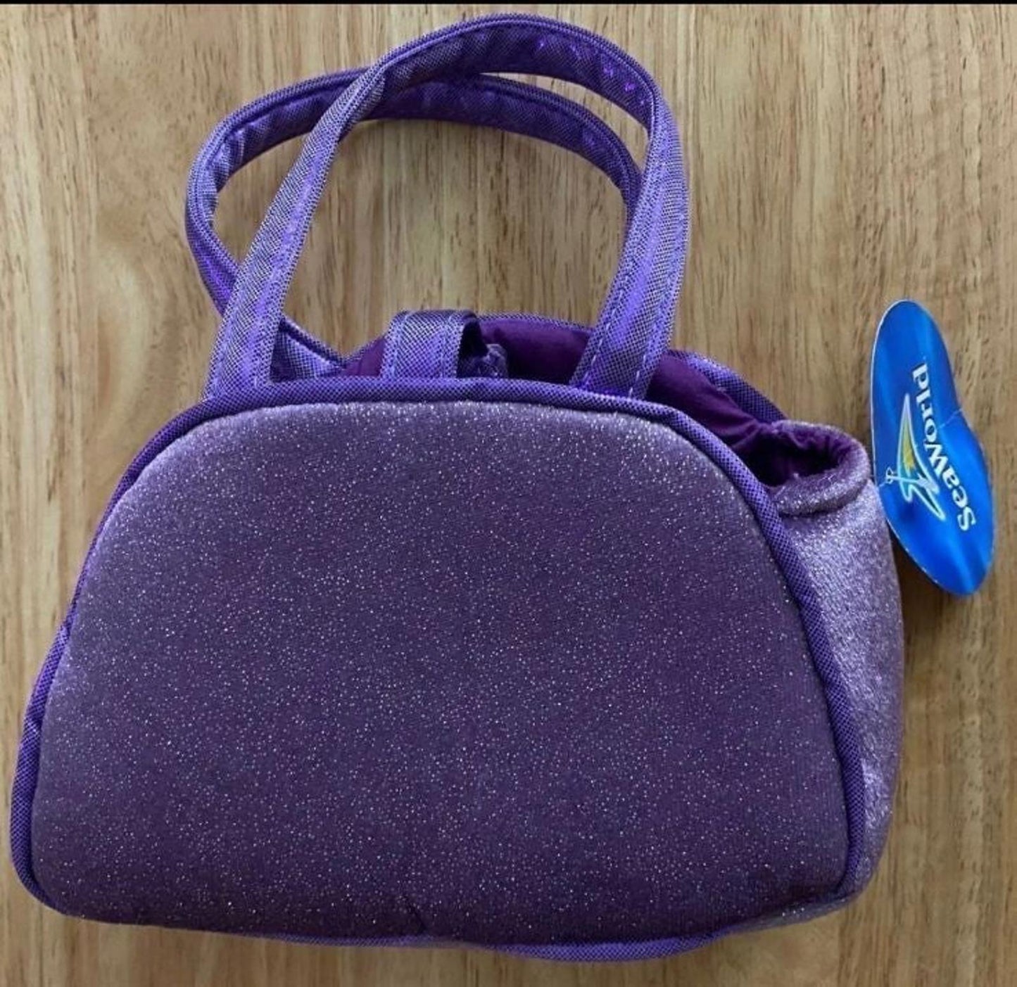 Cute & Colorful SeaWorld Purple Shimmer Little Purse