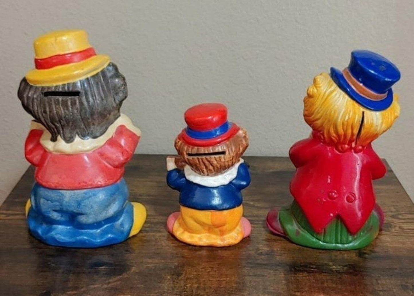 1960’s/70’s Vintage Clown Coin Bank Bundle