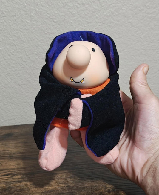 Vintage 1993 "I Love You" 6" Halloween Dracula Ziggy Plush