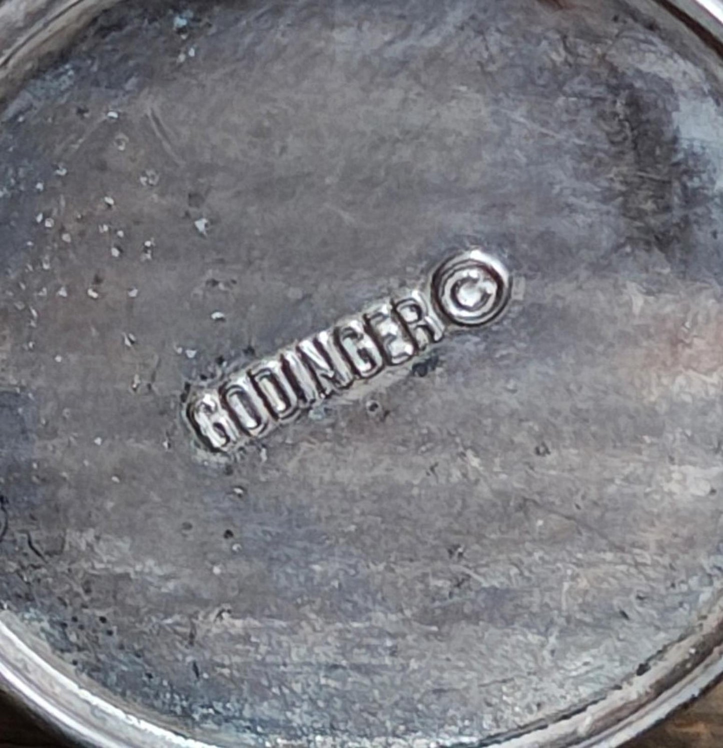 1990's Godinger Miniature Silverplated Bucket Pail